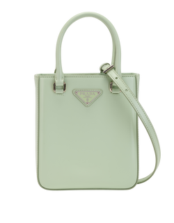 Mini Panier, Leather, Green, 7/K, DB/B/S, 2*